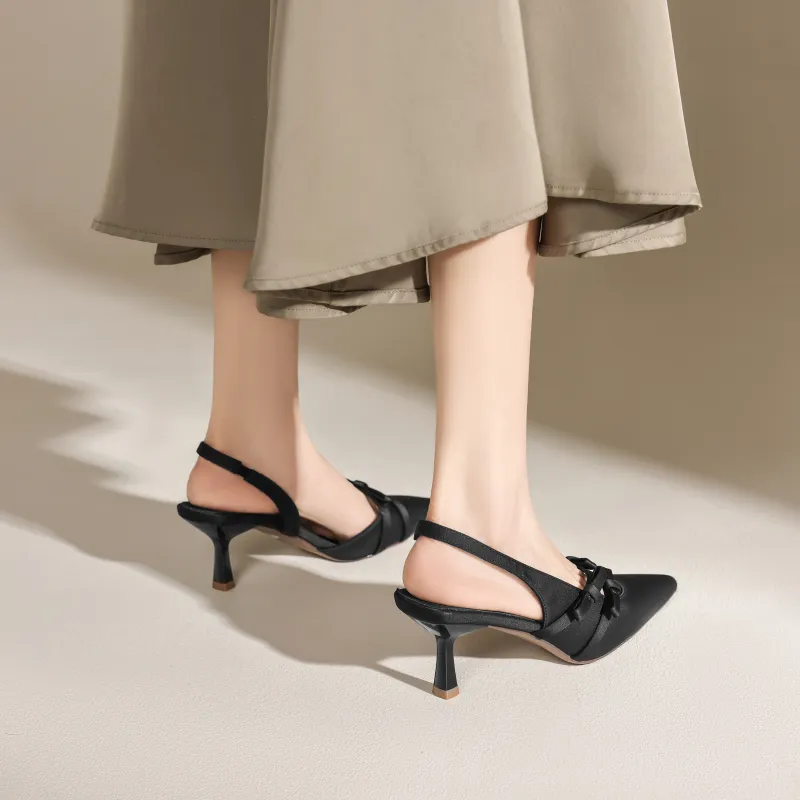 FIVE PLUS Slim Heel High Heels Women's-5