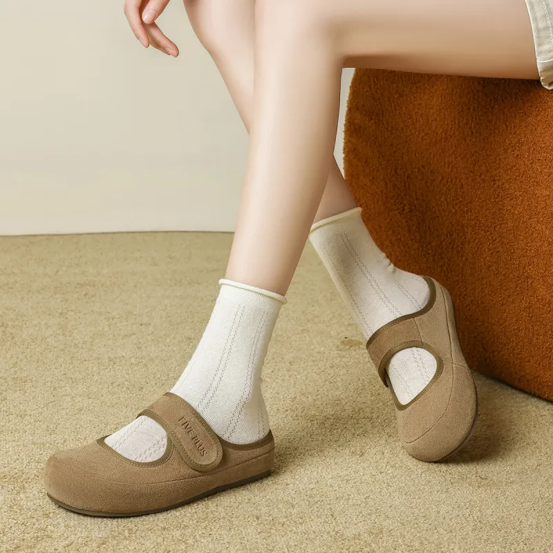 FIVE PLUS Abrasion Resistant Slip Resistant Wrap toe Slippers Women's-1