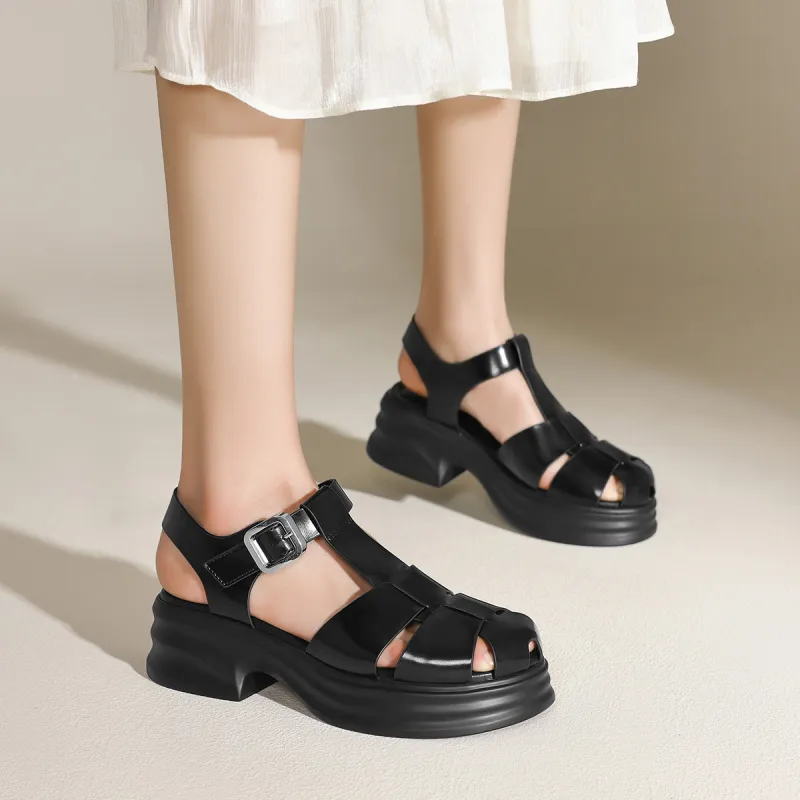 FIVE PLUS Roman Sandals 5CM Women's-10