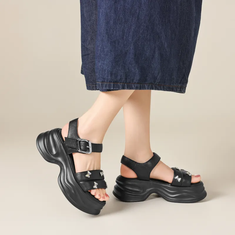 FIVE PLUS One Strap Sandals Women's-9