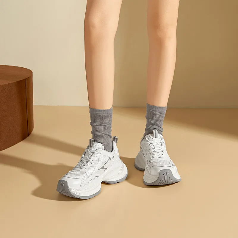 FIVE PLUS Low Top Chunky Sneakers Women's-12