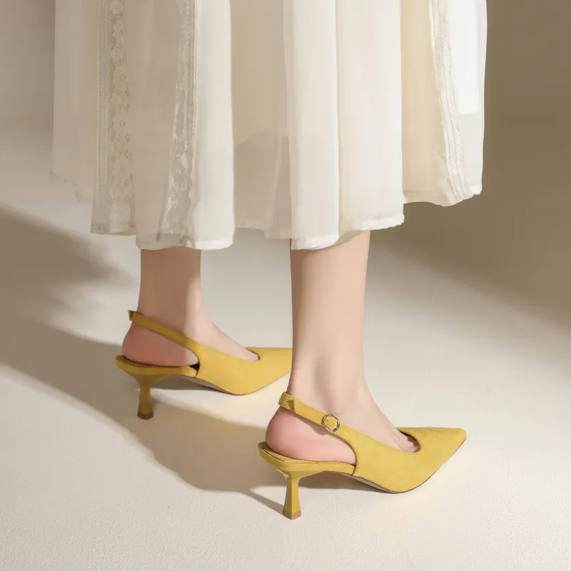 FIVE PLUS Slim Heel High Heels Women's-5