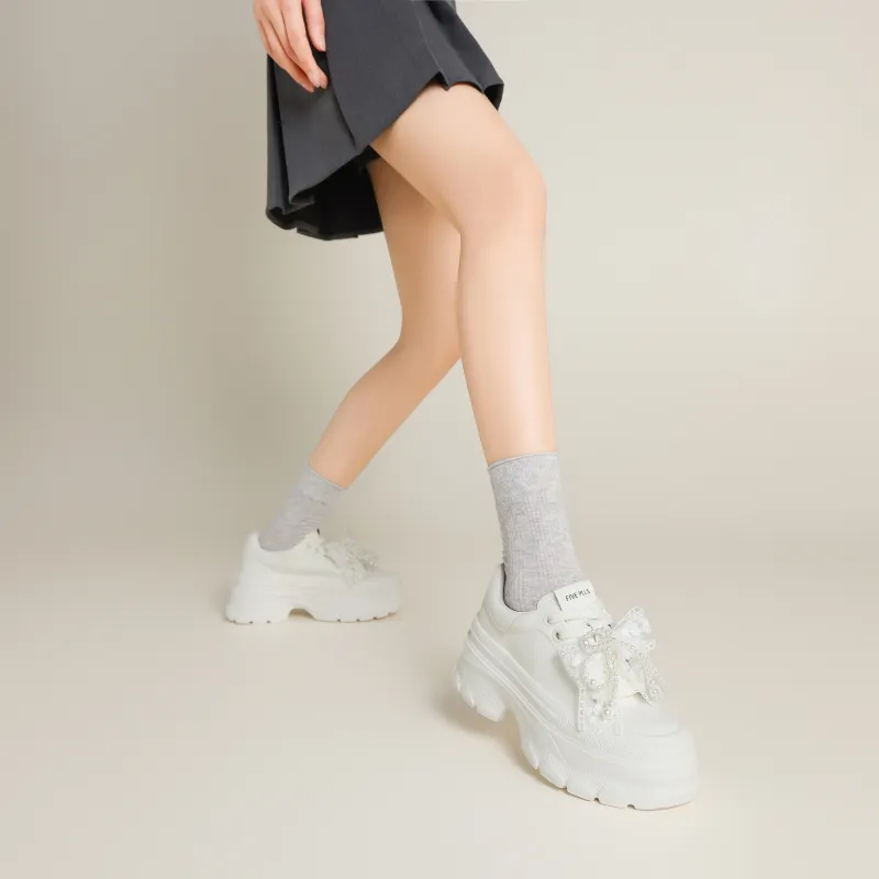 FIVE PLUS Anti Slip Wear Resistant Low Top Casual Shoes Women's-8