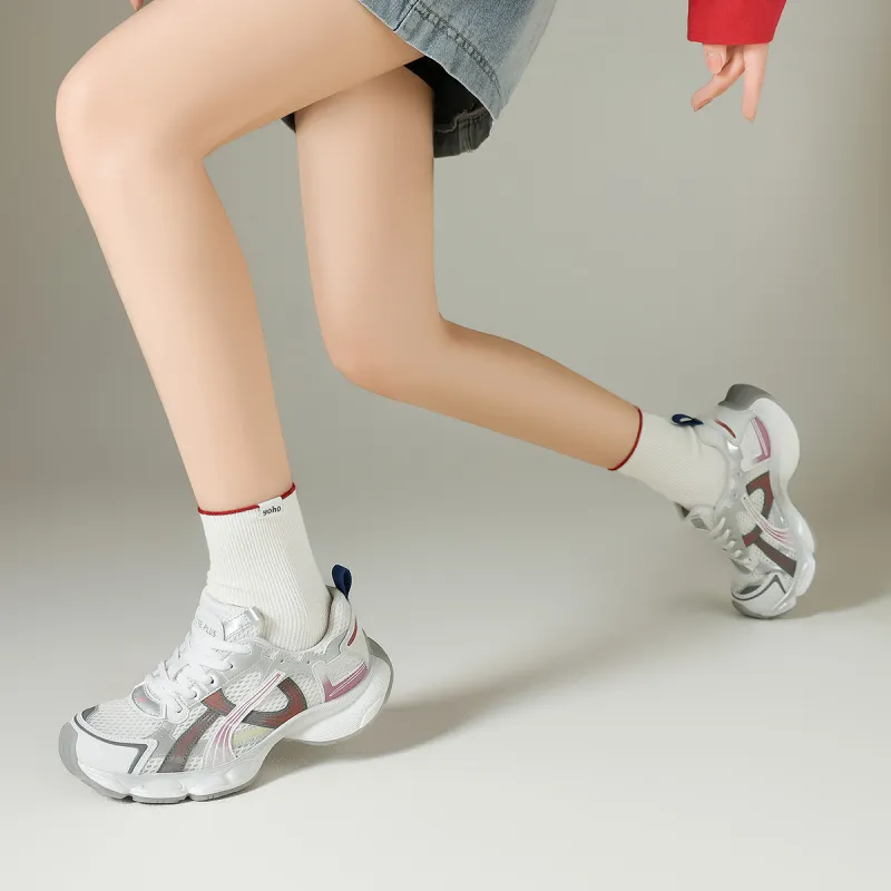 FIVE PLUS Anti Slip Wear Resistant Low Top Chunky Sneakers Women's-10