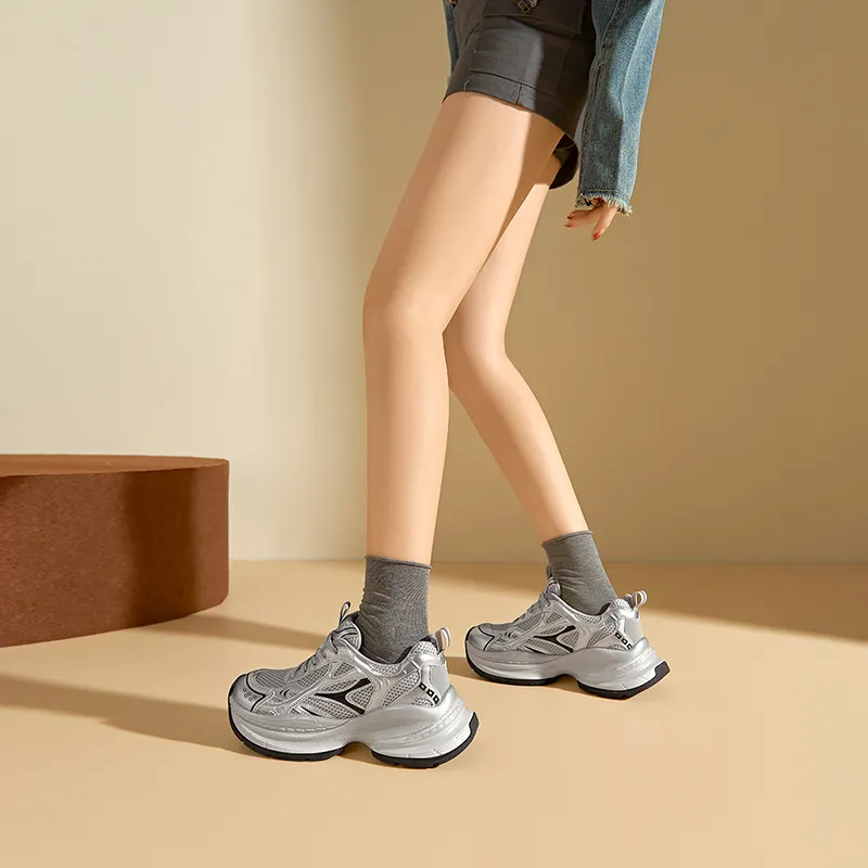 FIVE PLUS Low Top Chunky Sneakers Women's-5