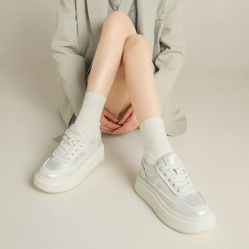 FIVE PLUS Anti Slip Wear Resistant Low Top Skateboard Shoes Women's-8