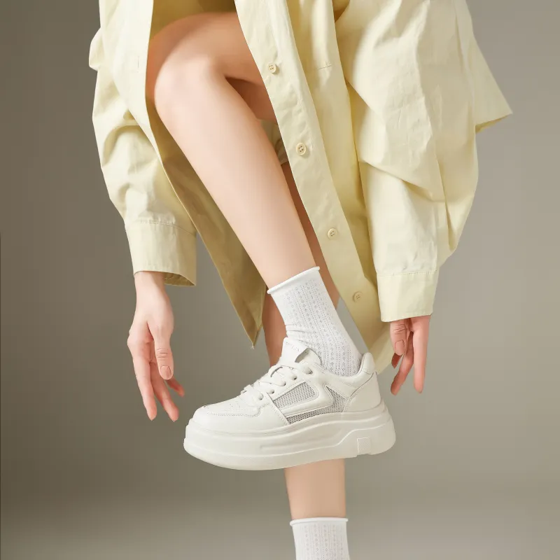 FIVE PLUS Anti Slip Wear Resistant Low Top Skateboard Shoes Women's-6