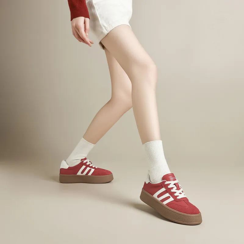 FIVE PLUS Anti Slip Wear Resistant Low Top Skateboard Shoes Women's-4