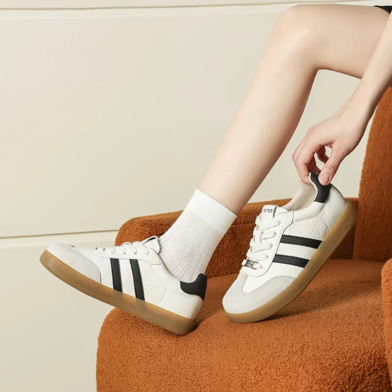 FIVE PLUS Anti Slip Wear Resistant Low Top Skateboard Shoes Women's-9