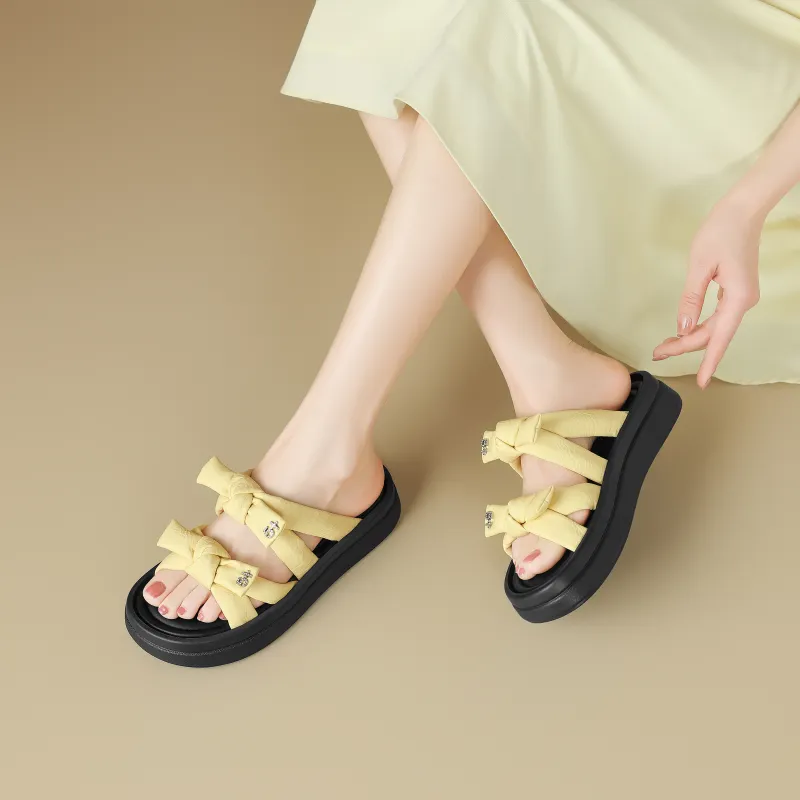 FIVE PLUS Slip Resistant Abrasion Resistant Slide Slippers Women's-3