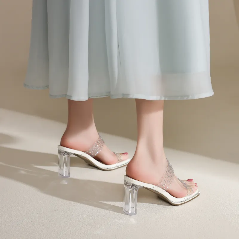 FIVE PLUS Slip Resistant Abrasion Resistant Slide Slippers Women's-4