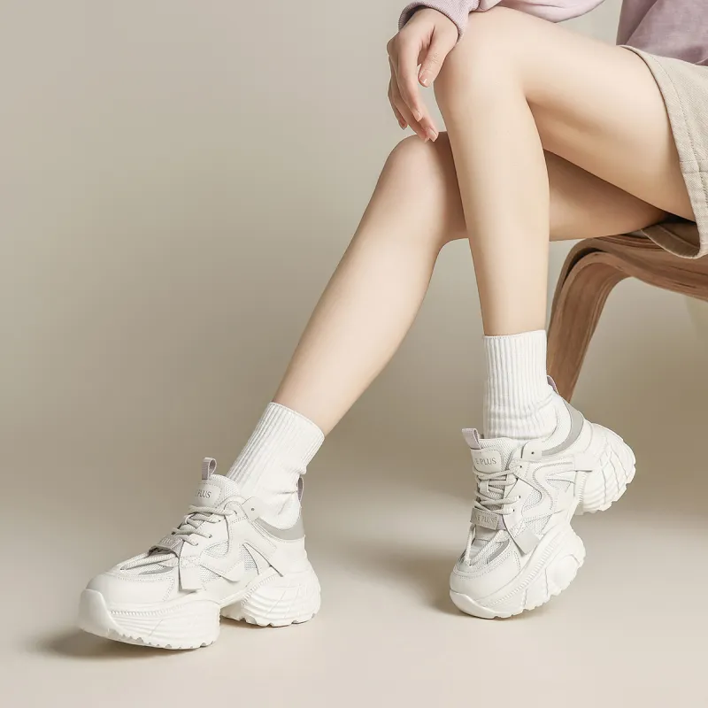 FIVE PLUS Low Top Chunky Sneakers Women's-6