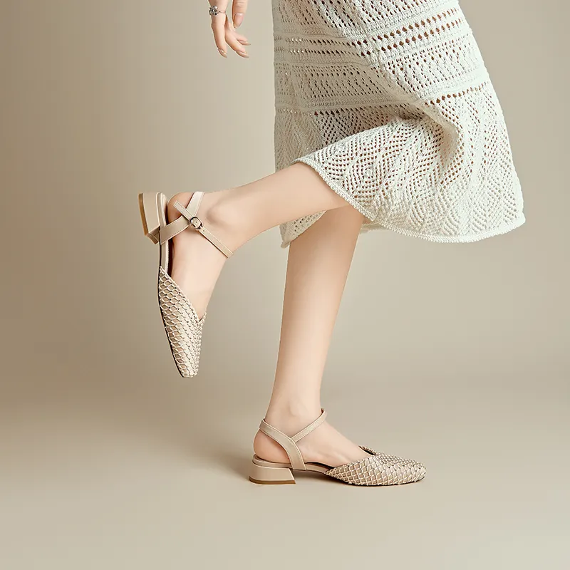FIVE PLUS High Heels Women's Beige/Apricot-13