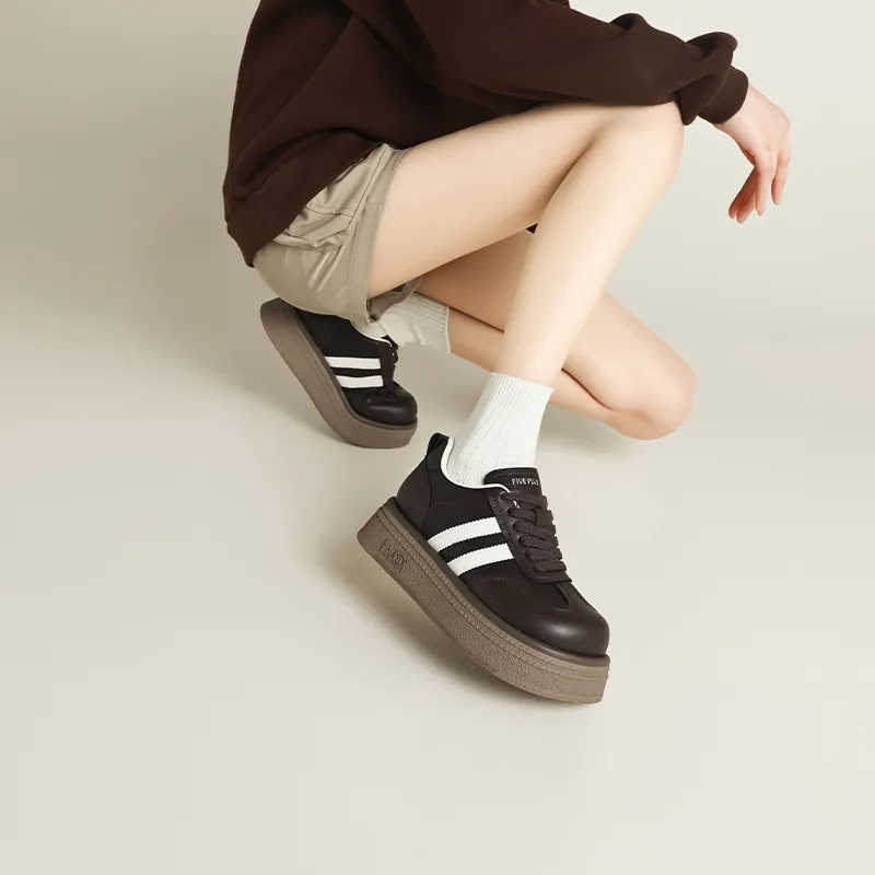 FIVE PLUS Anti Slip Wear Resistant Low Top Skateboard Shoes Women's-10