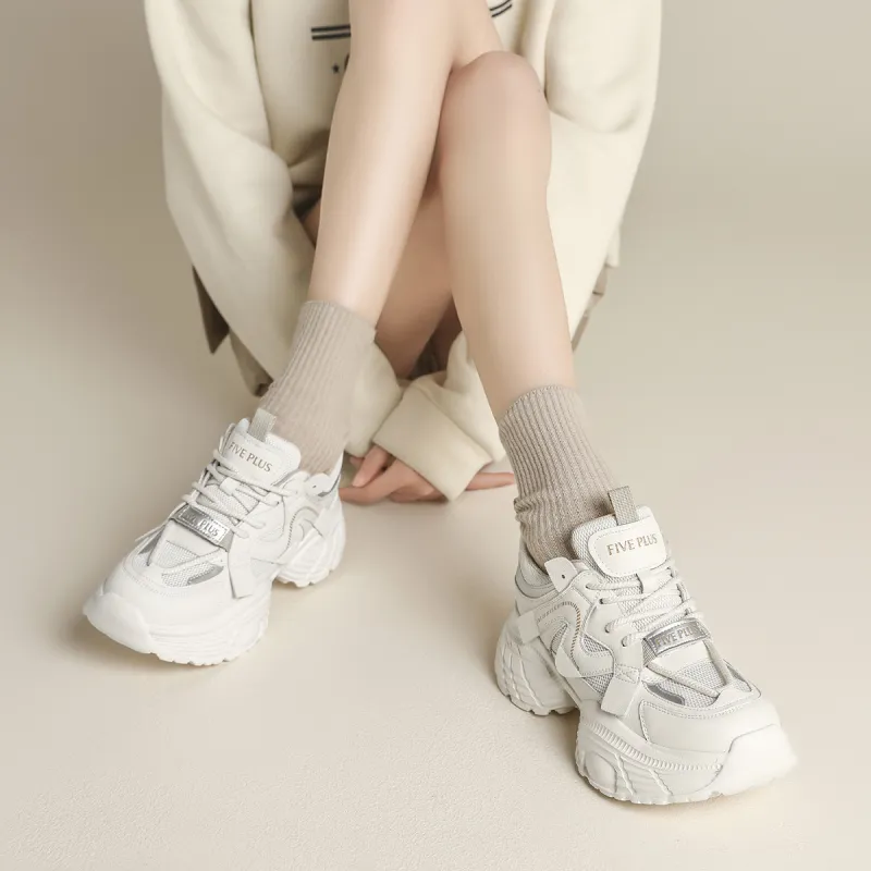 FIVE PLUS Low Top Chunky Sneakers Women's-4