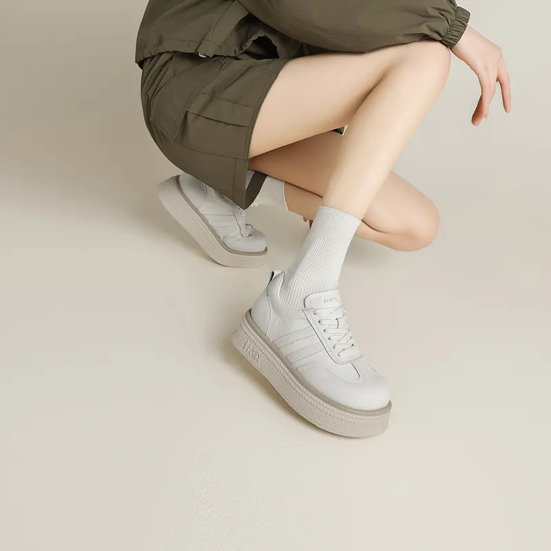 FIVE PLUS Anti Slip Wear Resistant Low Top Skateboard Shoes Women's-4