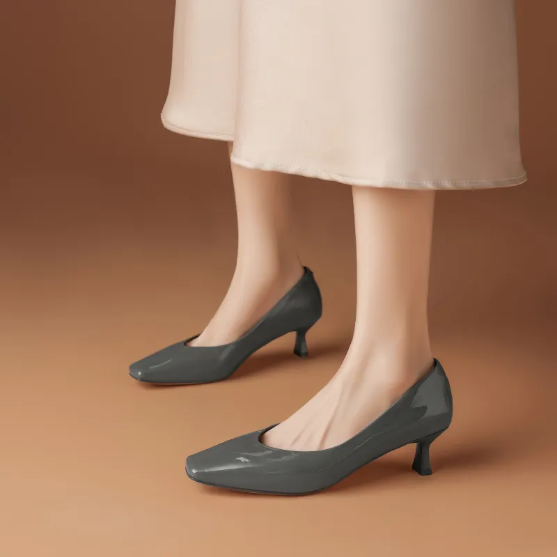 FIVE PLUS Slim Heel High Heels Women's-3