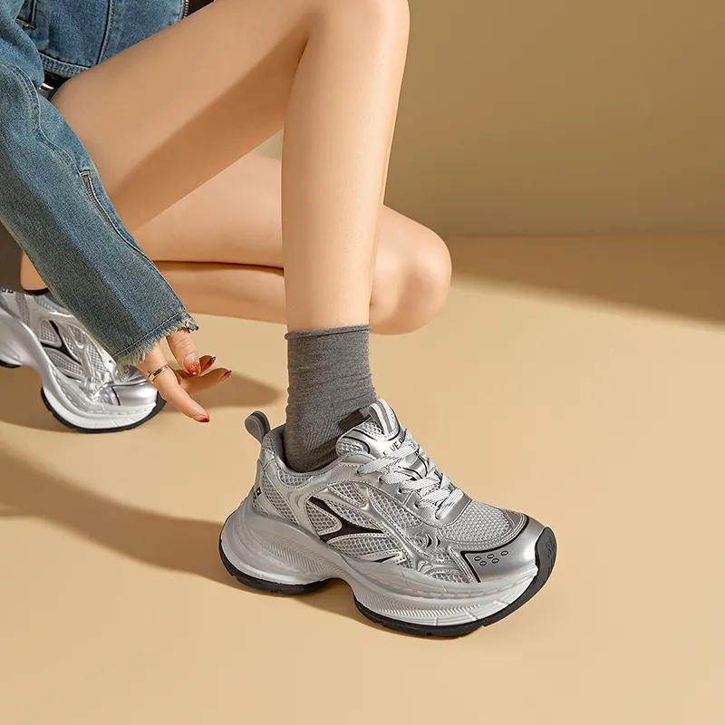 FIVE PLUS Low Top Chunky Sneakers Women's-3