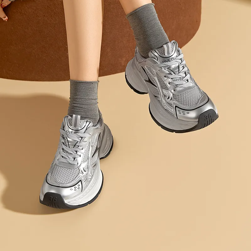 FIVE PLUS Low Top Chunky Sneakers Women's-6