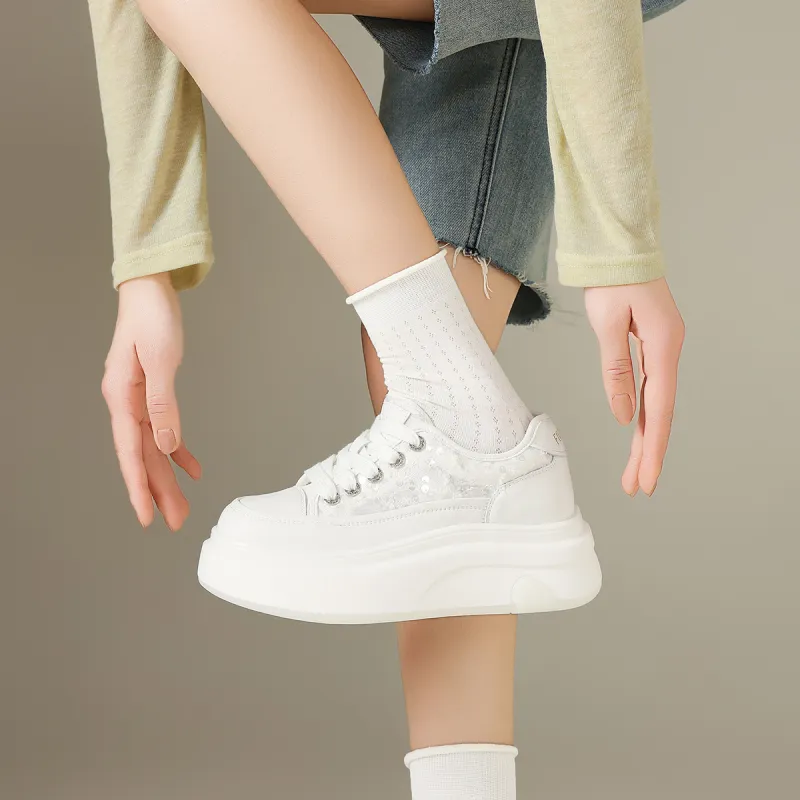 FIVE PLUS Anti Slip Wear Resistant Low Top Skateboard Shoes Women's-9