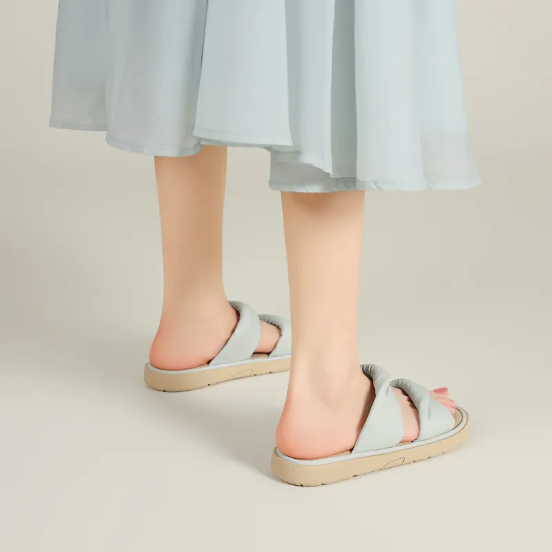 FIVE PLUS Slip Resistant Abrasion Resistant Slide Slippers Women's-3