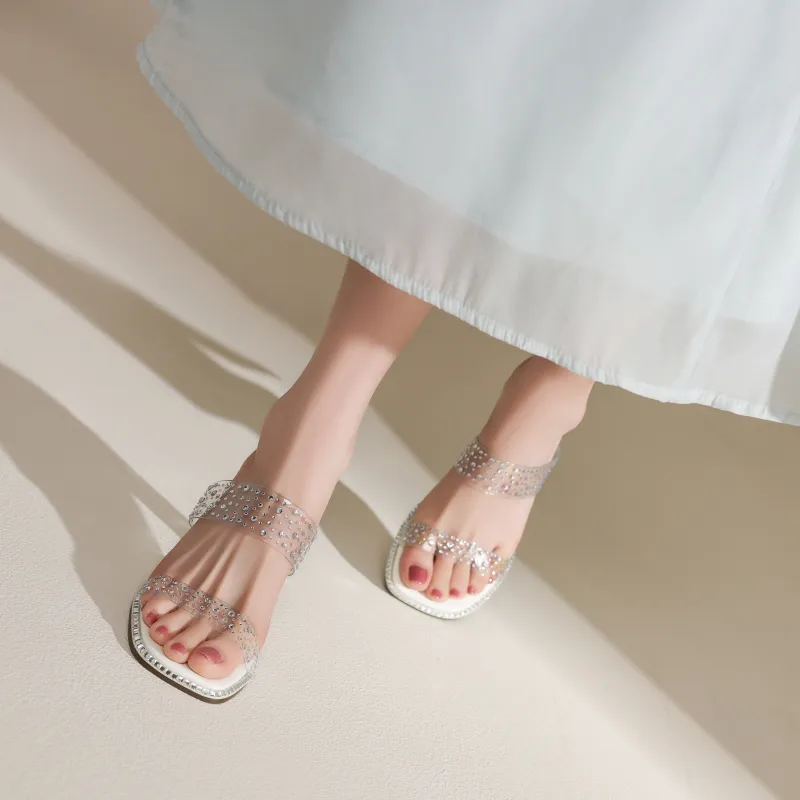 FIVE PLUS Slip Resistant Abrasion Resistant Slide Slippers Women's-3