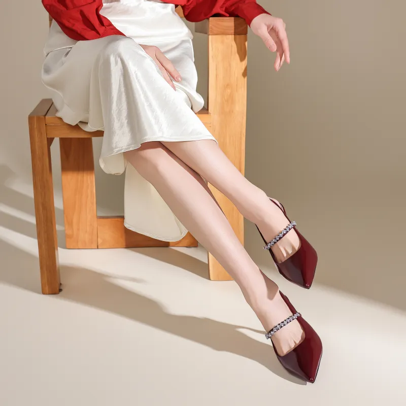 FIVE PLUS Slim Heel High Heels Women's-7