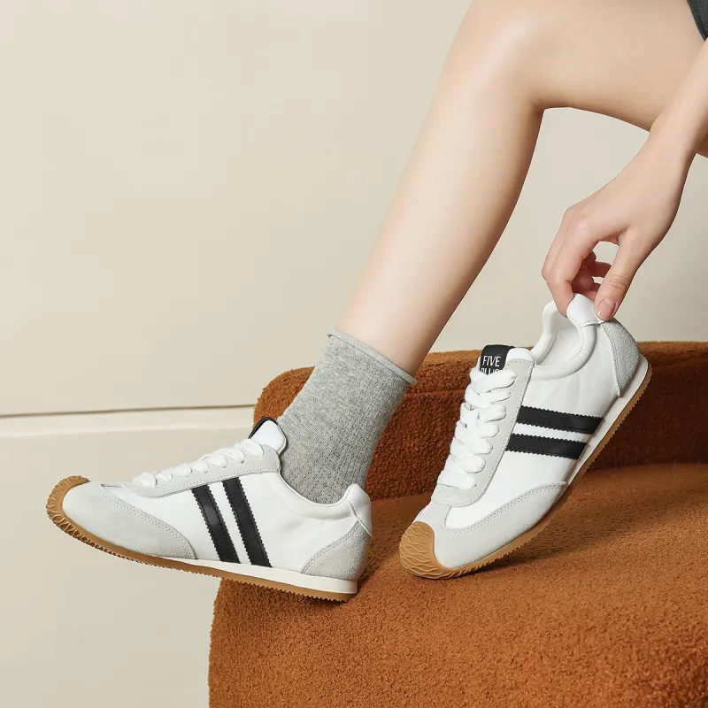 FIVE PLUS Anti Slip Wear Resistant Low Top Casual Shoes Women's-3