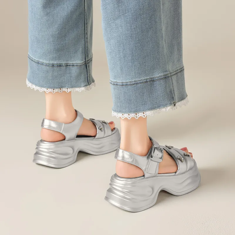 FIVE PLUS One Strap Sandals Women's-15