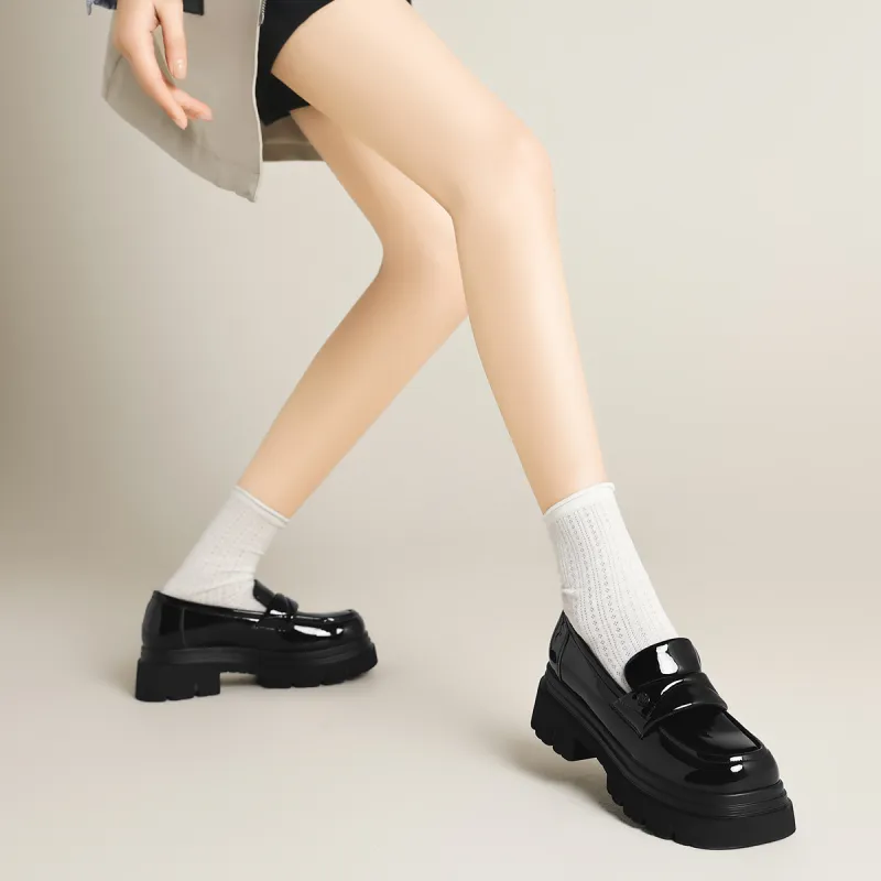 FIVE PLUS Loafers Women's Black-5