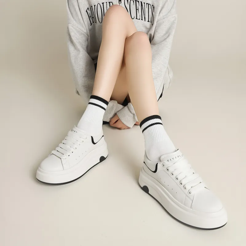 FIVE PLUS Anti Slip Wear Resistant Low Top Skateboard Shoes Women's-2