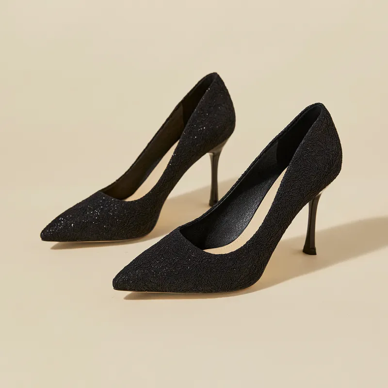FIVE PLUS Slim Heel High Heels Women's-5
