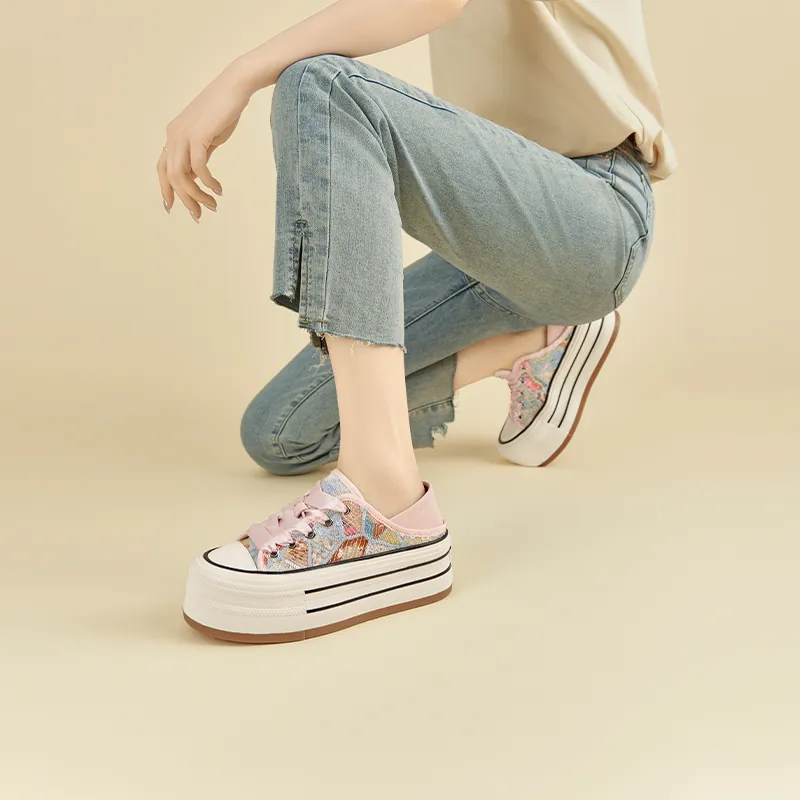 FIVE PLUS Low-Top Skateboard Shoes Women's-11