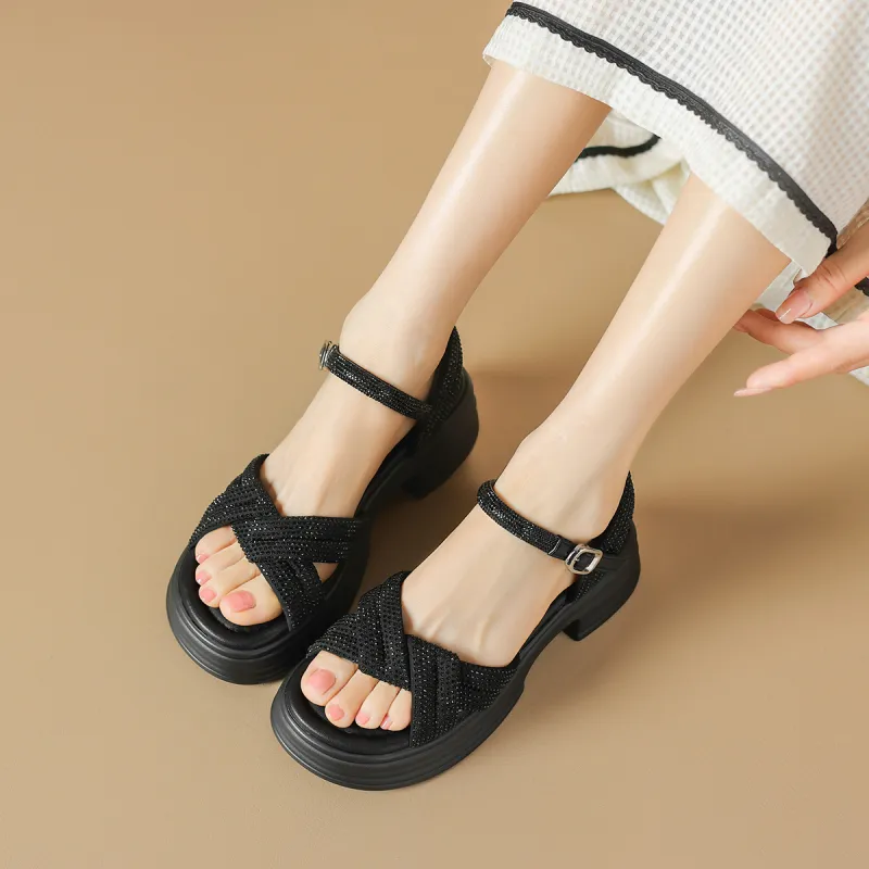 FIVE PLUS One Strap Sandals Women's-13