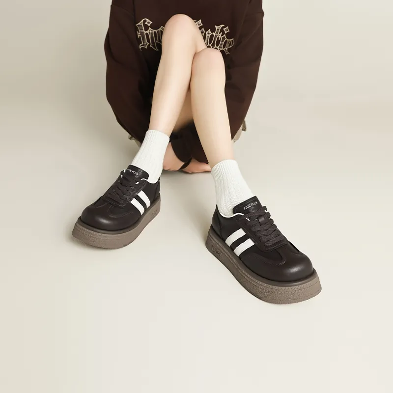 FIVE PLUS Anti Slip Wear Resistant Low Top Skateboard Shoes Women's-11