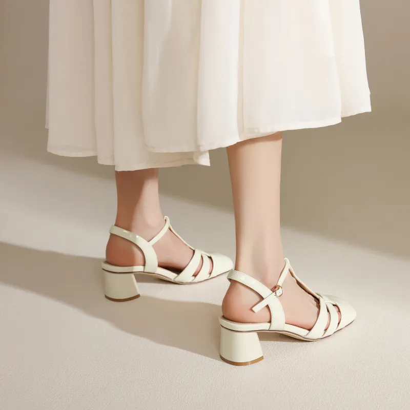 FIVE PLUS Roman Sandals 6cm Women's-3