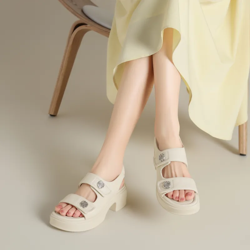 FIVE PLUS One Strap Sandals 6cm Women's-3