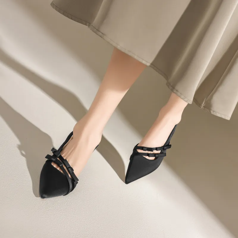 FIVE PLUS Slim Heel High Heels Women's-3