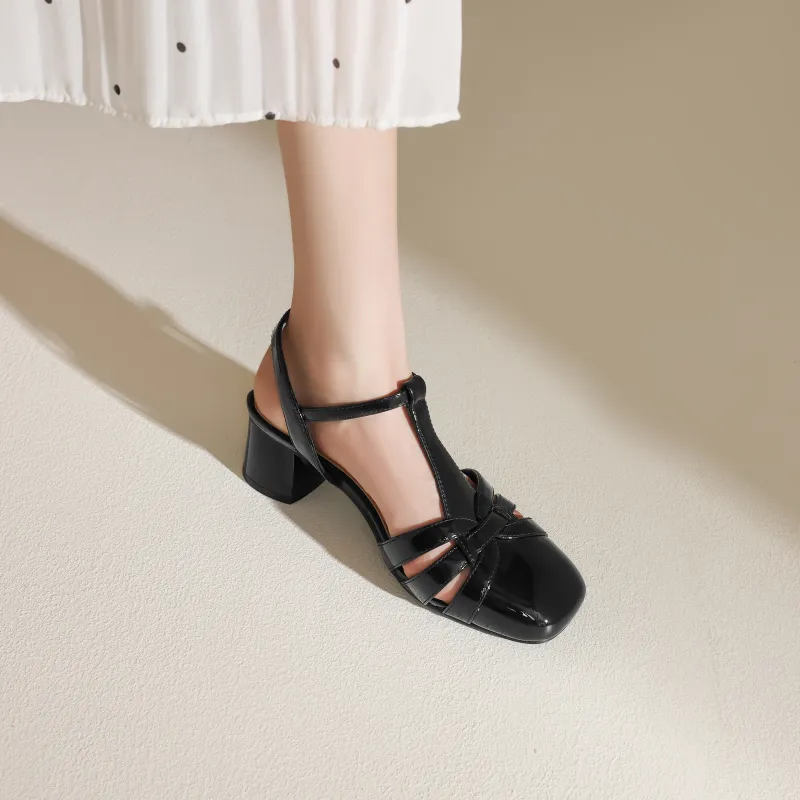 FIVE PLUS Roman Sandals 6cm Women's-10