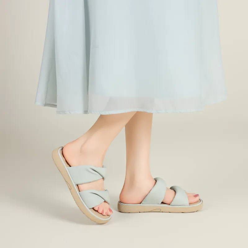 FIVE PLUS Slip Resistant Abrasion Resistant Slide Slippers Women's-4