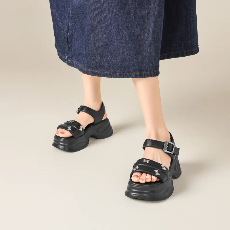 FIVE PLUS One Strap Sandals Women's-10