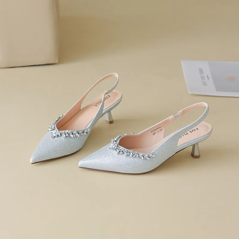 FIVE PLUS Slim Heel High Heels 5.5cm Women's-3