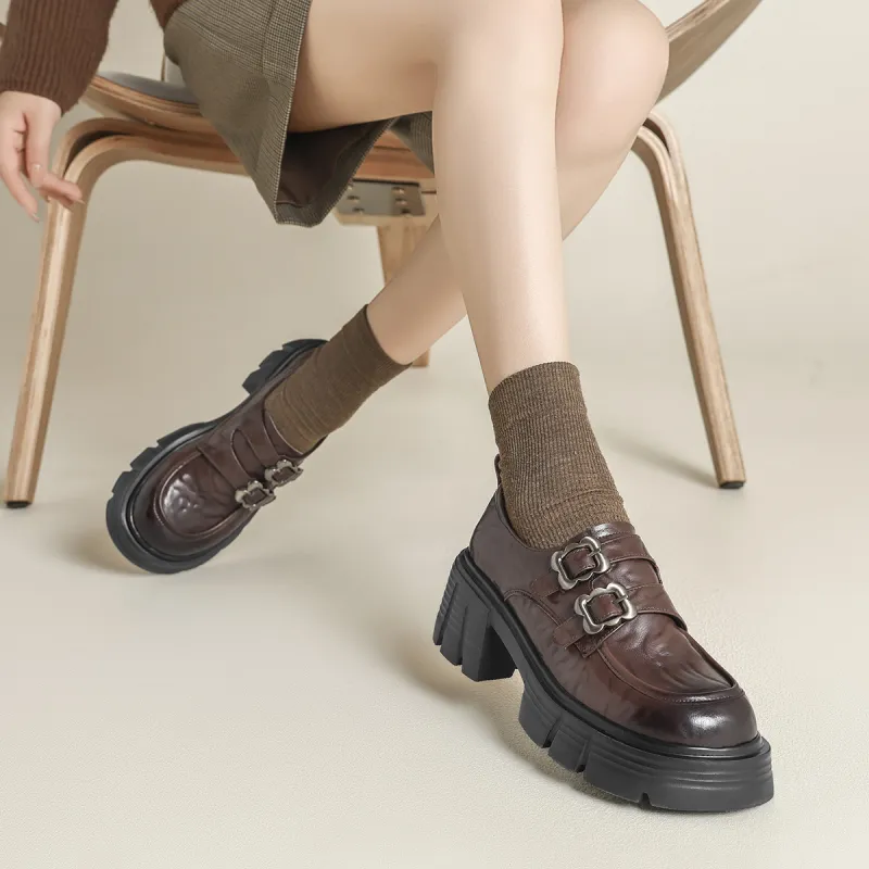 FIVE PLUS Loafers Women's Black-8