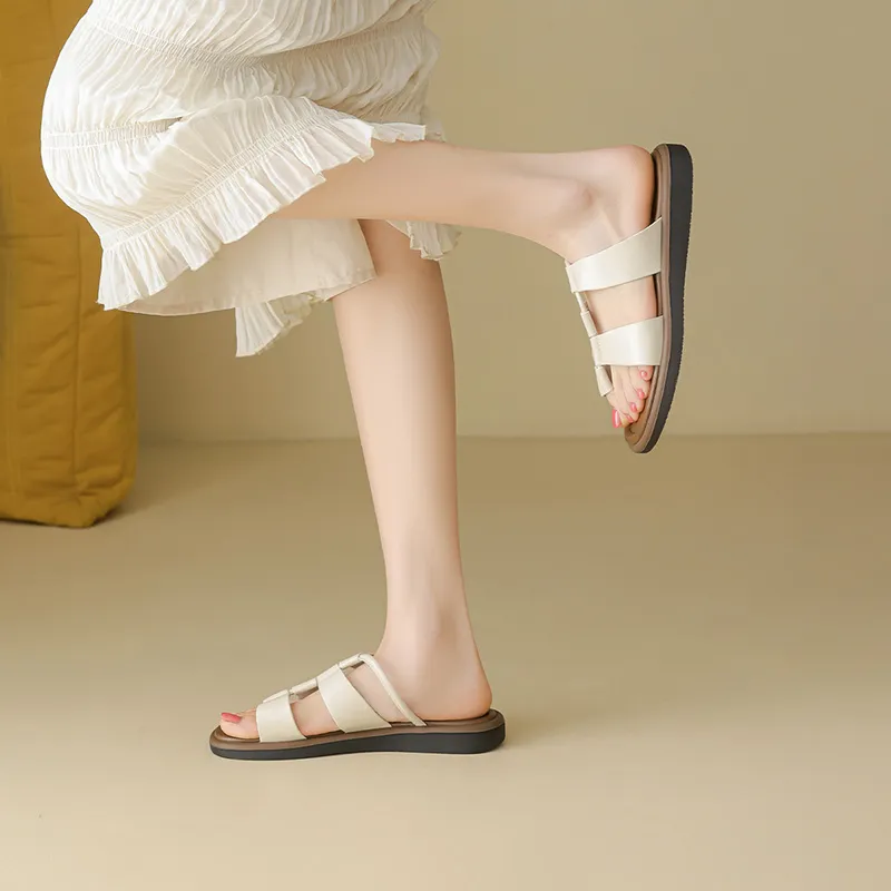 FIVE PLUS Rubber Sole Slip Resistant Slide Slippers Women's-5
