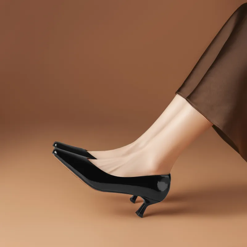 FIVE PLUS Slim Heel High Heels Women's-10