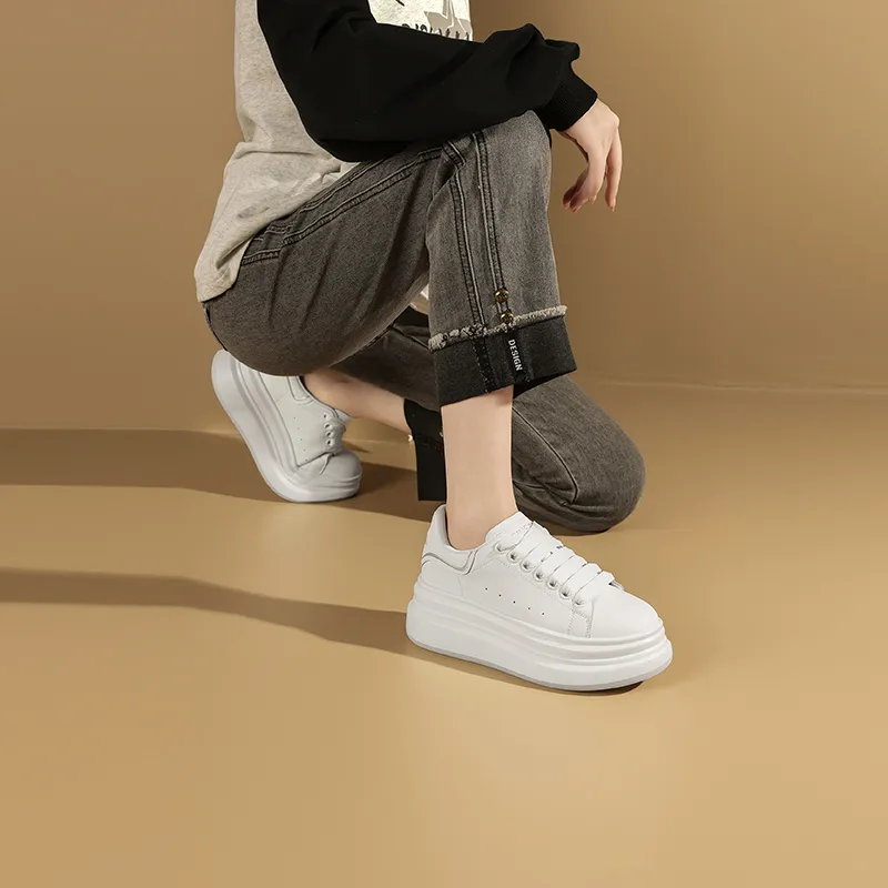 FIVE PLUS Anti Slip Wear Resistant Low Top Skateboard Shoes Women's-3