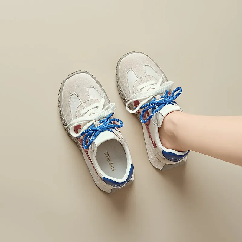 FIVE PLUS Cushioning Slip Resistant Low Top Casual Shoes Women's-5