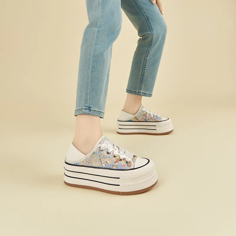 FIVE PLUS Low-Top Skateboard Shoes Women's-2