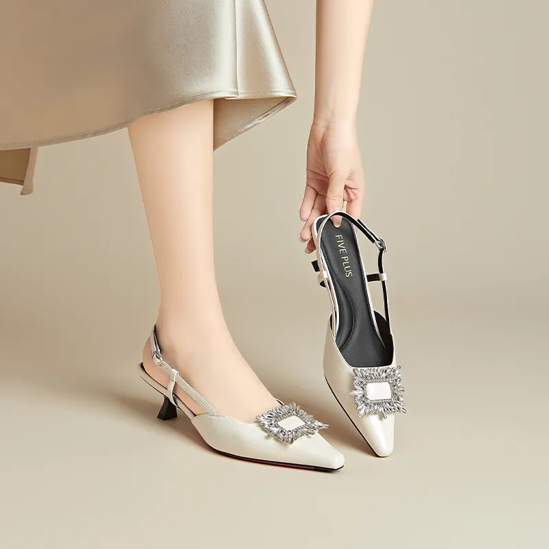 FIVE PLUS Casual Single Shoes 2cm Women's-5