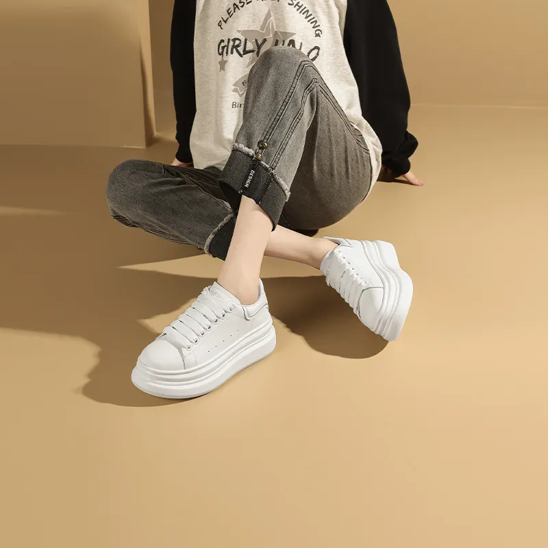 FIVE PLUS Anti Slip Wear Resistant Low Top Skateboard Shoes Women's-4